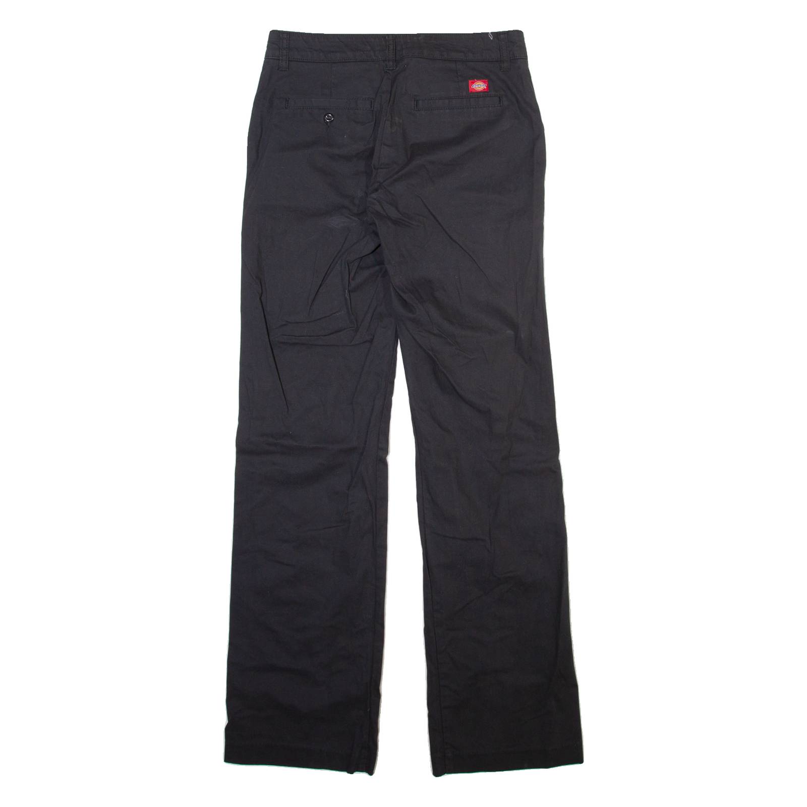 DICKIES Womens Trousers Grey Relaxed Bootcut W28 L33