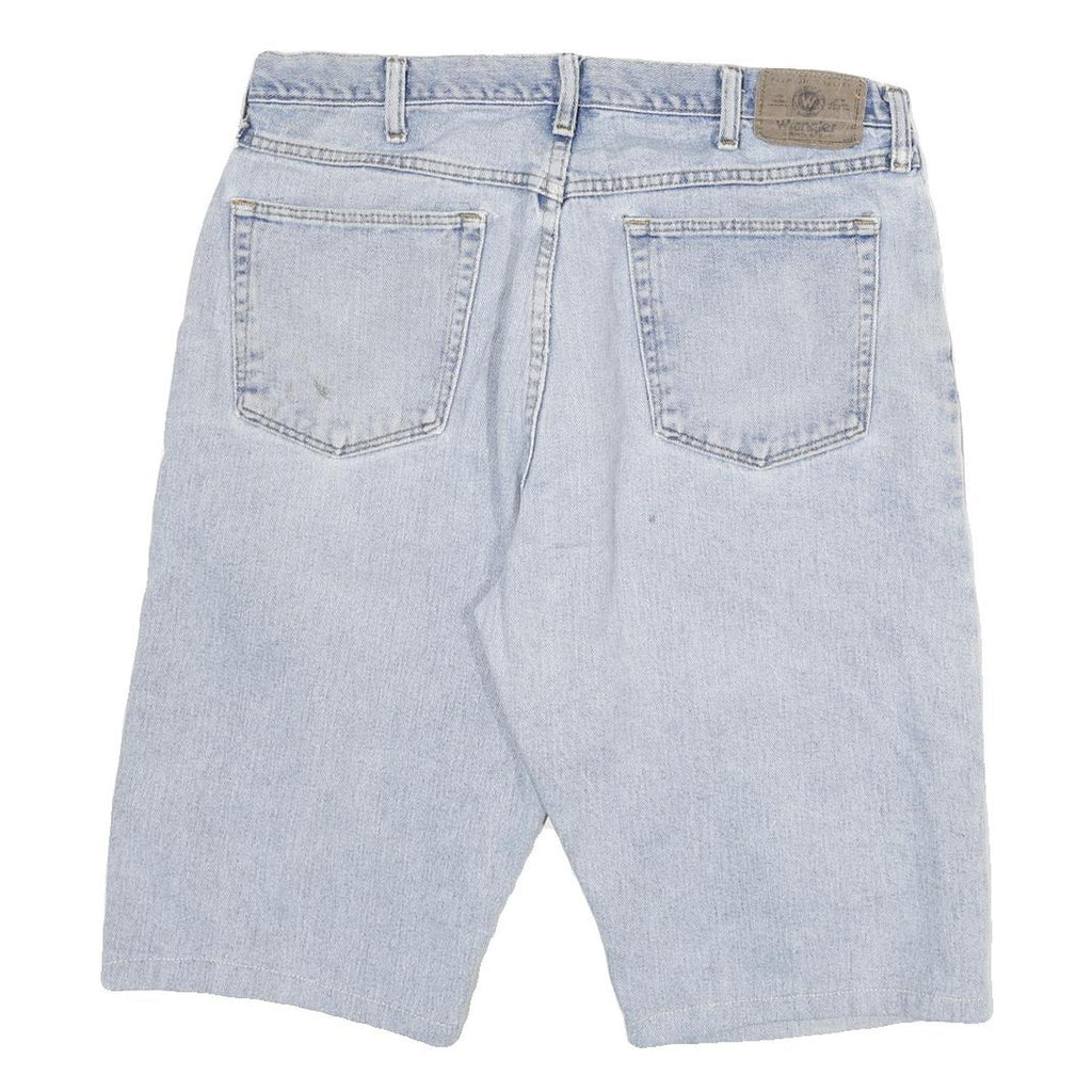 WRANGLER Mens Denim Blue Casual Shorts 2XL W34 Cotton Blend Summer Wear