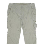 CHARLES VOGELE Mens Beige Relaxed Cargo Trousers W38 L31 Zip Pockets Casual