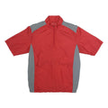 ADIDAS Mens Red & Grey Outdoor Jacket M Polyester Zip Track Casual Sportswear