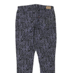 LEVI'S Womens Slim Skinny Denim Printed W28 L26 Zip Cotton Blend Patterned Jeans