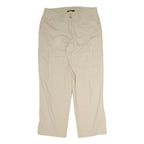 CAMEL ACTIVE Mens Cotton Blend Beige Regular Fit Straight Leg Trousers W32 L28