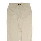 CAMEL ACTIVE Mens Cotton Blend Beige Regular Fit Straight Leg Trousers W32 L28