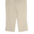 CAMEL ACTIVE Mens Cotton Blend Beige Regular Fit Straight Leg Trousers W32 L28