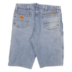 WRANGLER Mens Blue Denim Casual Shorts 2XL W36 Workwear Cotton Blend