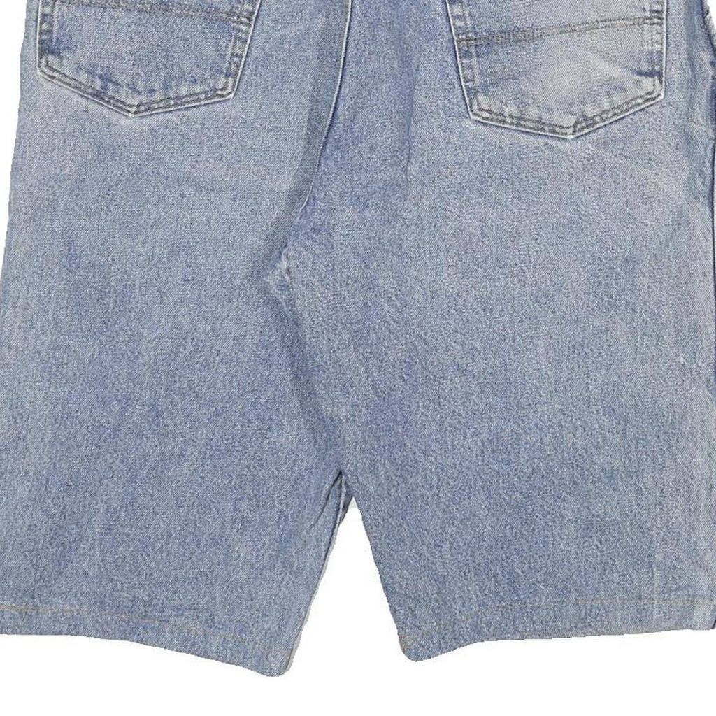 WRANGLER Mens Blue Denim Casual Shorts 2XL W36 Workwear Cotton Blend