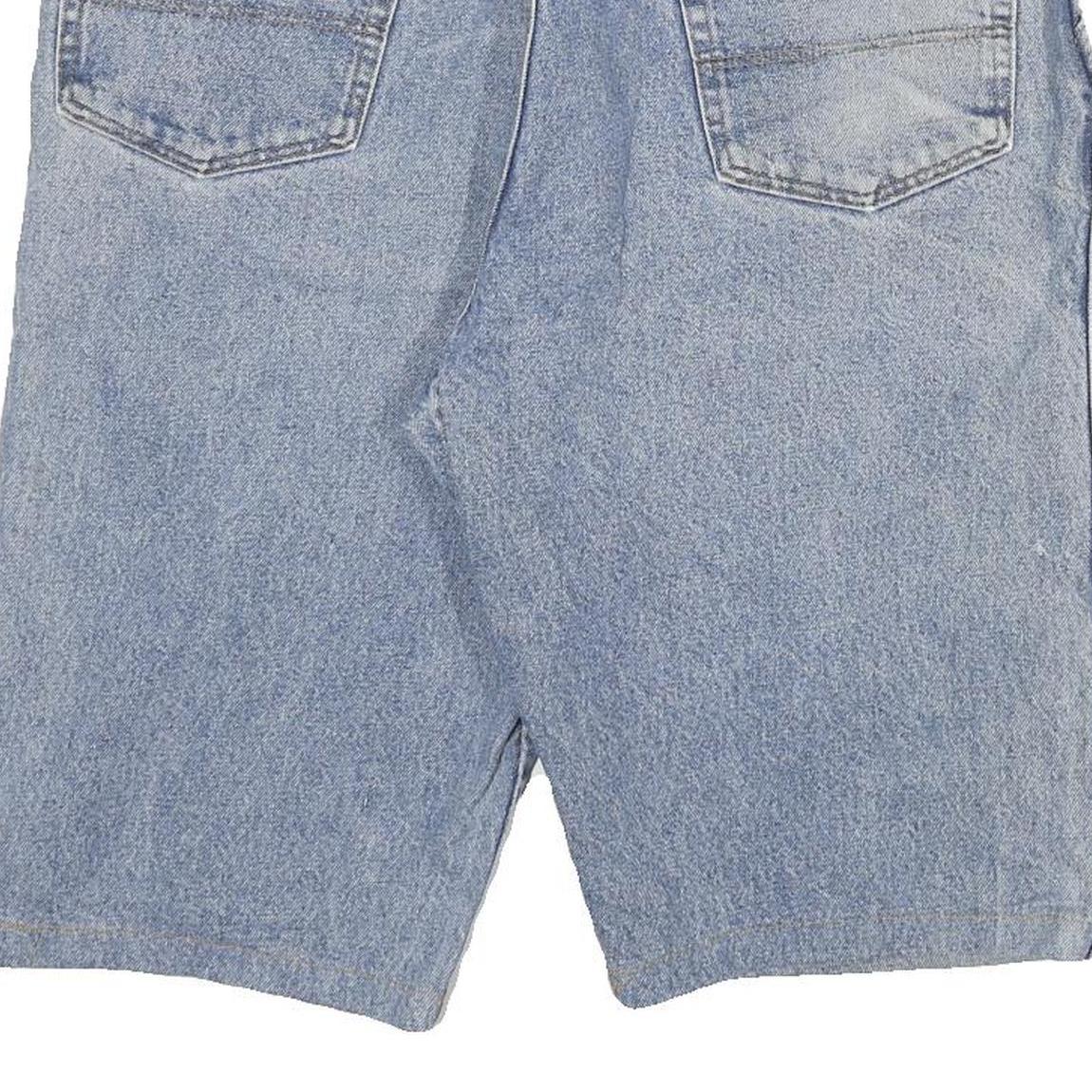 WRANGLER Mens Blue Denim Casual Shorts 2XL W36 Workwear Cotton Blend