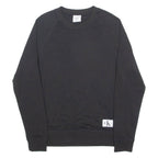 CALVIN KLEIN Mens Sweatshirt Black Crew Neck S