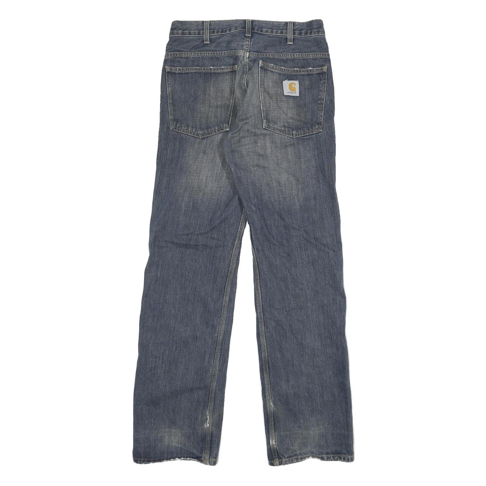 CARHARTT Mens Jeans Blue Regular Straight Denim Medium W28 L31 Workwear