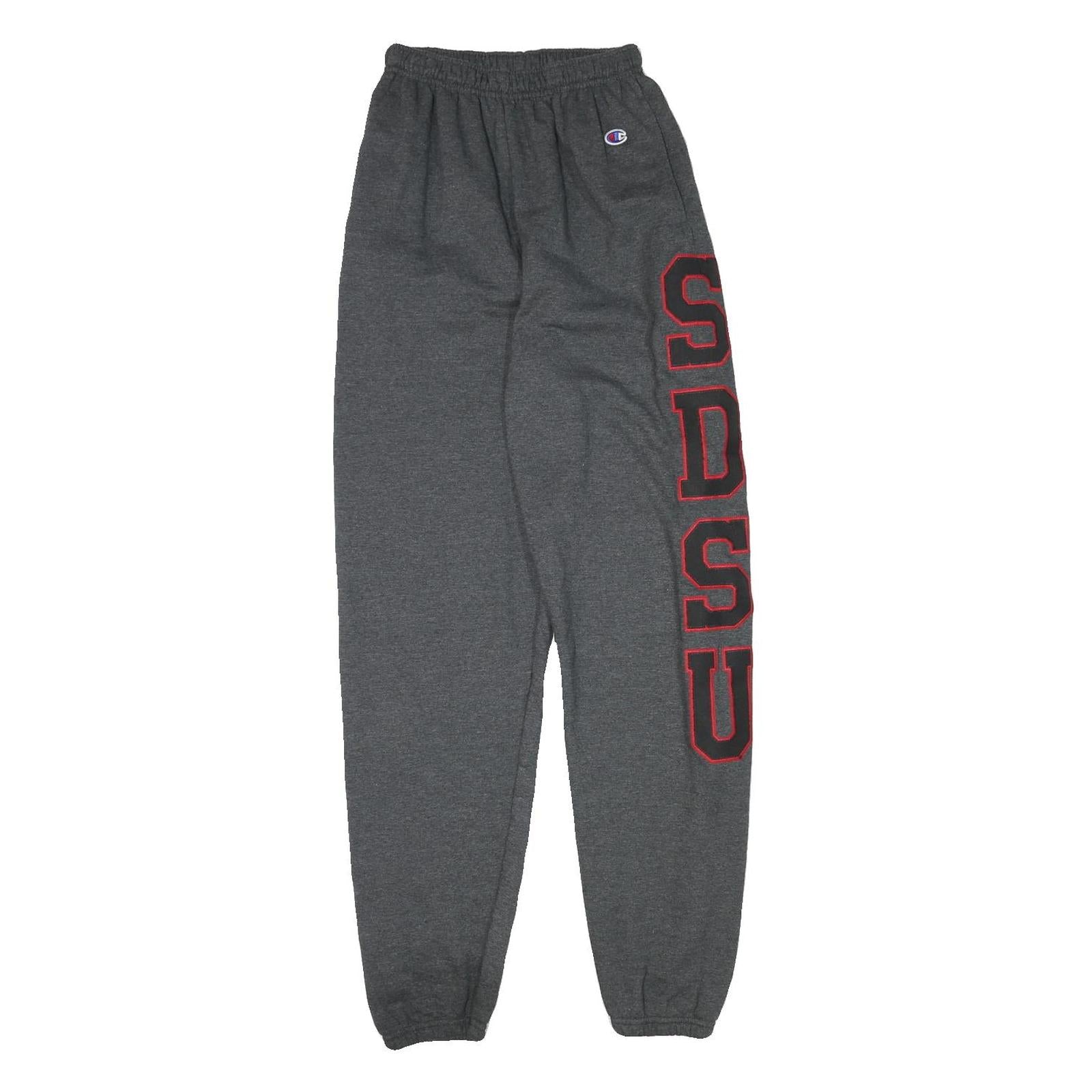 CHAMPION Mens Joggers Grey S W22 L30 Sports Casual Cotton Blend