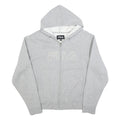 FILA Womens Grey Zip Up Hoodie 2XL Logo Casual Cotton Blend Sweatshirt