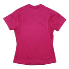 ADIDAS Womens Pink V-Neck T-Shirt XS Short Sleeve Polyester Sports Top