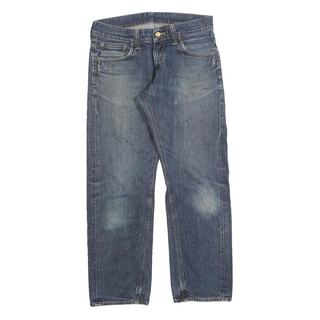 CARHARTT Mens Regular Blue Denim Jeans Zip W31 L29 Classic Durable Relaxed Fit