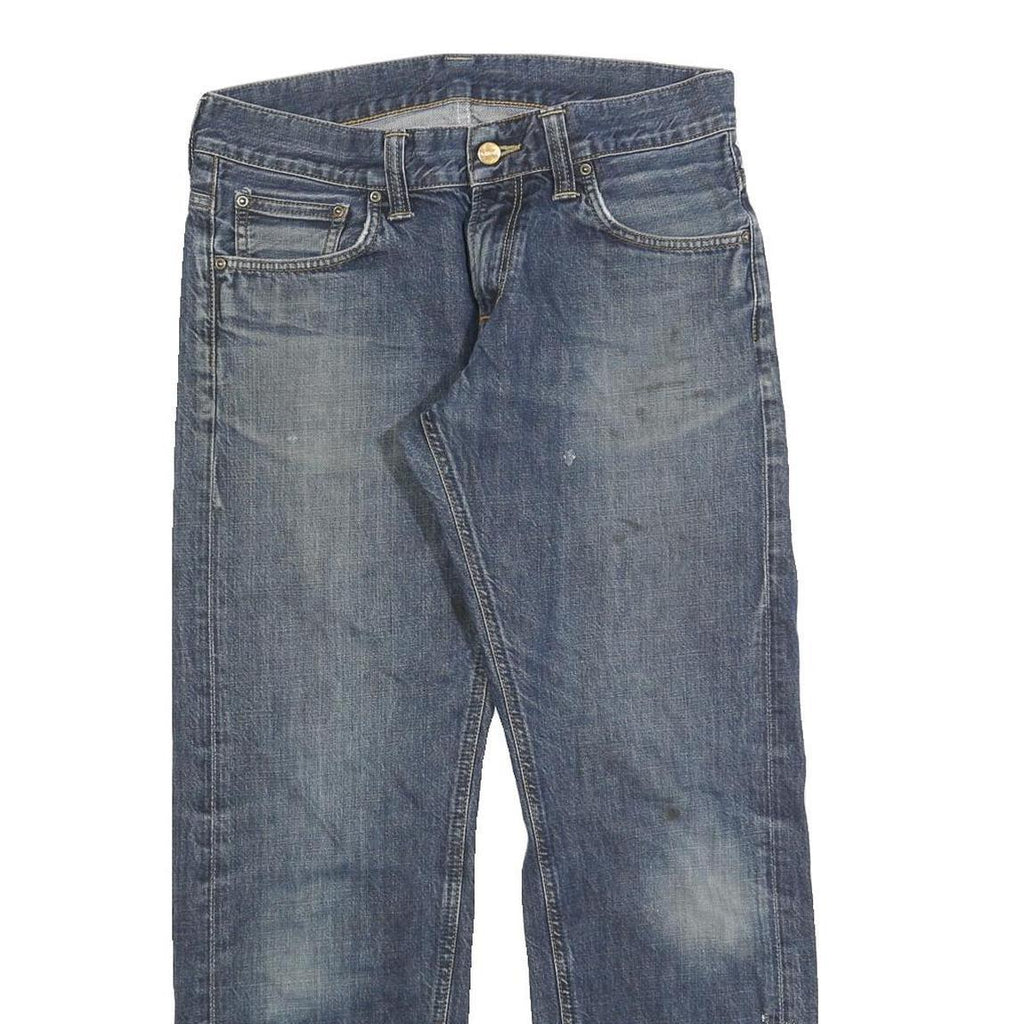 CARHARTT Mens Regular Blue Denim Jeans Zip W31 L29 Classic Durable Relaxed Fit