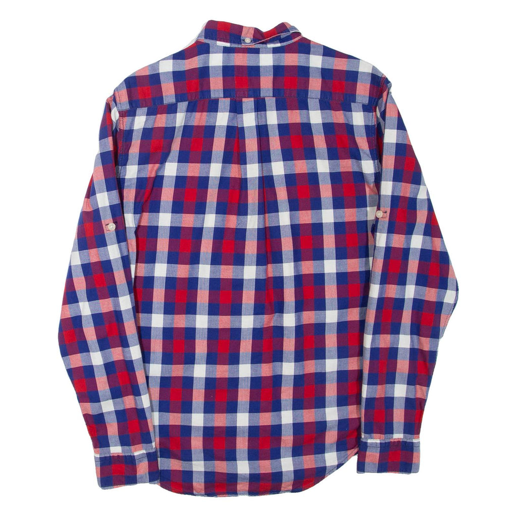 LEVI'S Slim Fit Mens Shirt Blue Check Long Sleeve S