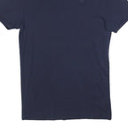 G-STAR Mens Navy Blue Plain T-Shirt M Short Sleeve Crew Neck Cotton Blend