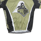 Mens Green & Black Purdue Graphic T-Shirt 5XL Short Sleeve Crew Neck Cycling