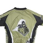 Mens Green & Black Purdue Graphic T-Shirt 5XL Short Sleeve Crew Neck Cycling