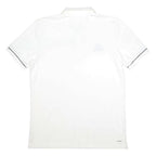 ADIDAS Mens White Polo Shirt M Cotton Blend Sports Casual Short Sleeve Basic