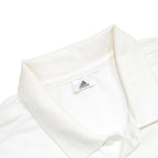 ADIDAS Mens White Polo Shirt M Cotton Blend Sports Casual Short Sleeve Basic