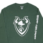 CHAMPION Portland State Mens T-Shirt Green Long Sleeve USA M