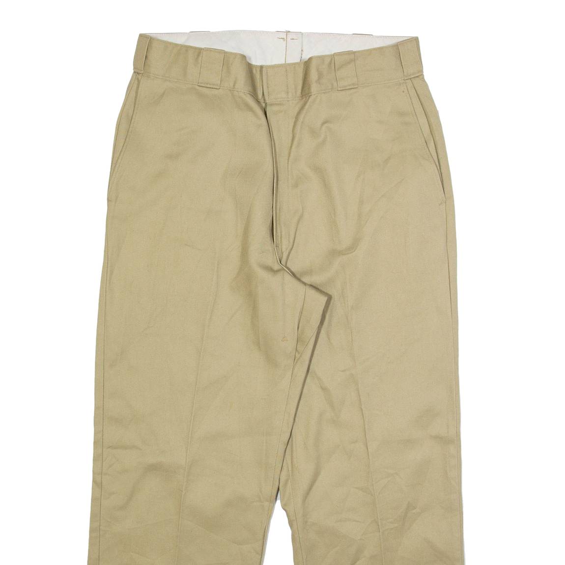 DICKIES Mens Trousers Beige Regular Straight W31 L26