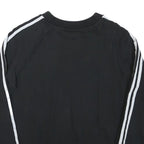 ADIDAS Womens Black & White Pullover Sweatshirt M Crew Neck Sports Casual