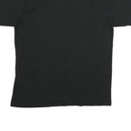 KING FASHION Mens Black Wolves Graphic T-Shirt L Short Sleeve Crew Neck