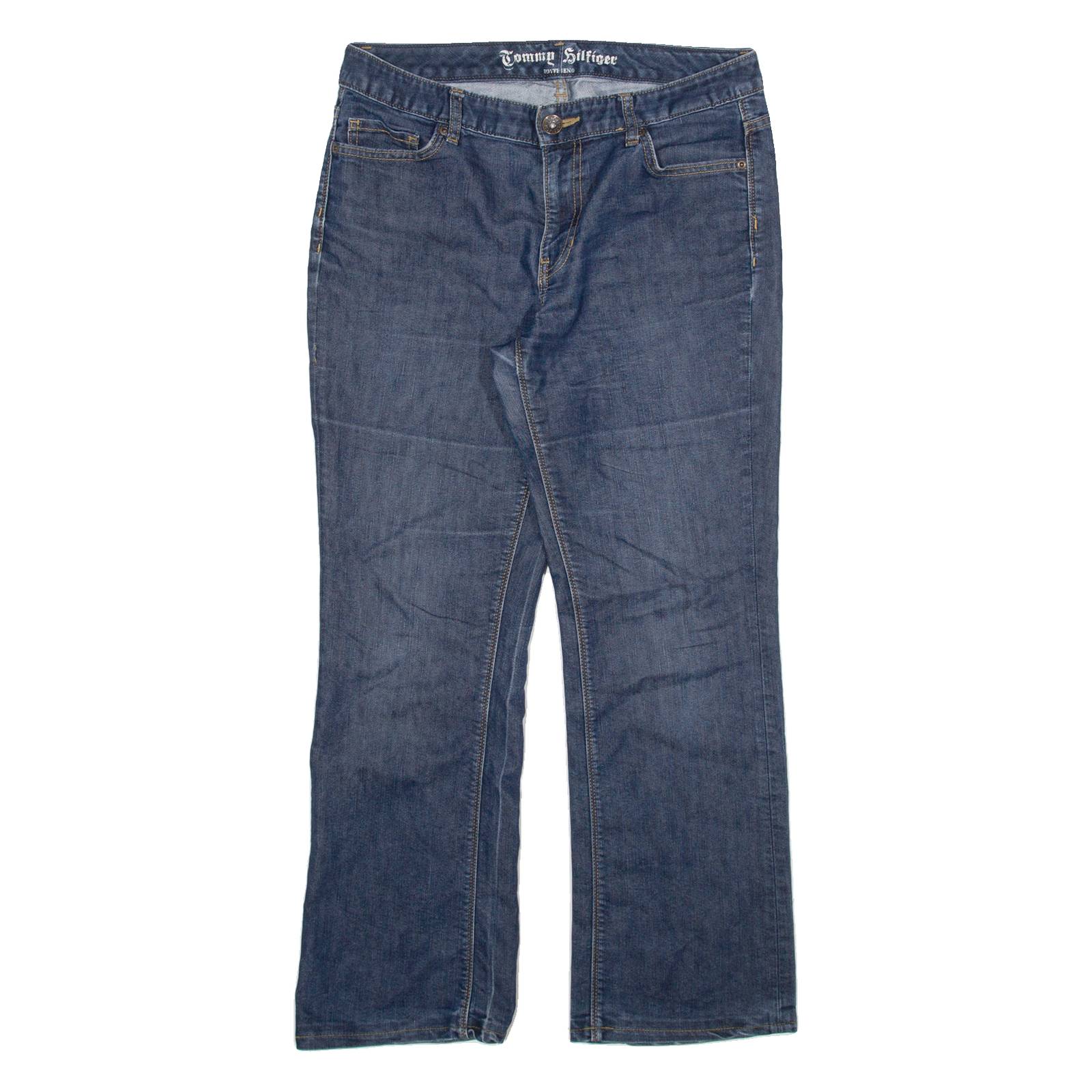 TOMMY HILFIGER Womens Jeans Blue Regular Bootcut W30 L27