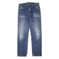 LEVI'S 505 Mens Jeans Blue Regular Straight Denim Medium W36 L35 Classic Zip