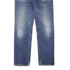 LEVI'S 505 Mens Jeans Blue Regular Straight Denim Medium W36 L35 Classic Zip