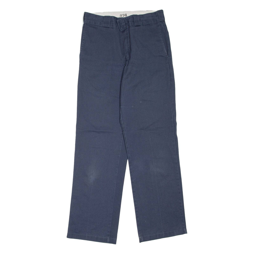 DICKIES 874 Workwear Mens Trousers Blue Regular Straight W30 L29
