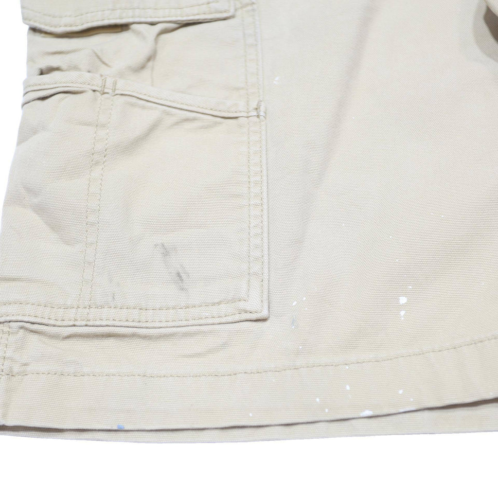 CARHARTT Mens Shorts Beige Cargo M W34 Cotton Blend Durable Workwear