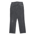 LEVI'S Womens Jeans Black Regular Straight Denim W31 L29 Classic Cotton Zip