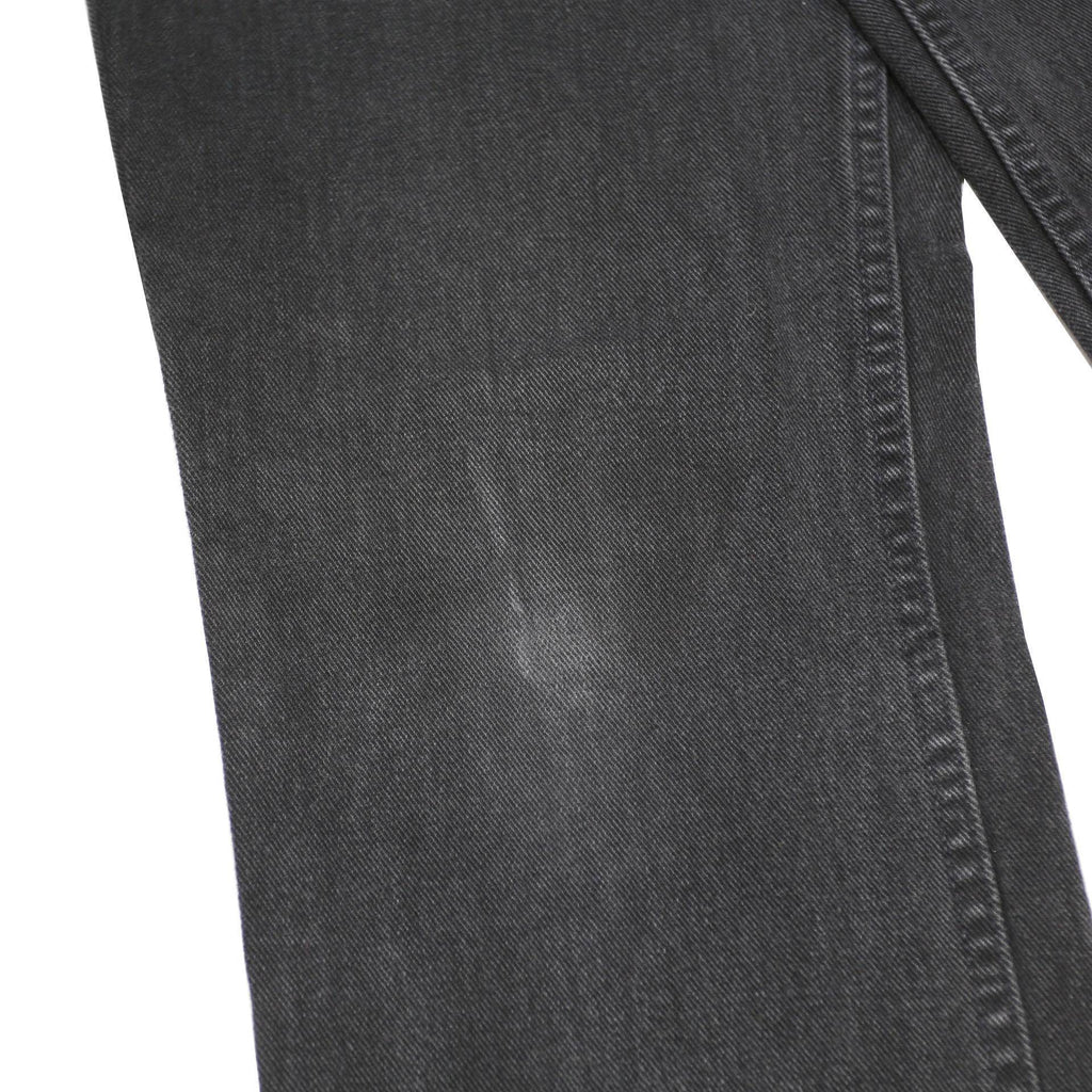 LEVI'S Womens Jeans Black Regular Straight Denim W31 L29 Classic Cotton Zip