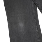 LEVI'S Womens Jeans Black Regular Straight Denim W31 L29 Classic Cotton Zip