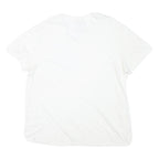 POLO RALPH LAUREN Mens White Classic T-Shirt L Short Sleeve V-Neck Cotton Blend