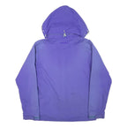 MAMMUT Womens Purple Outdoor Jacket S Polyester Blend Woven Hooded Zip Stand-Up