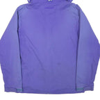 MAMMUT Womens Purple Outdoor Jacket S Polyester Blend Woven Hooded Zip Stand-Up