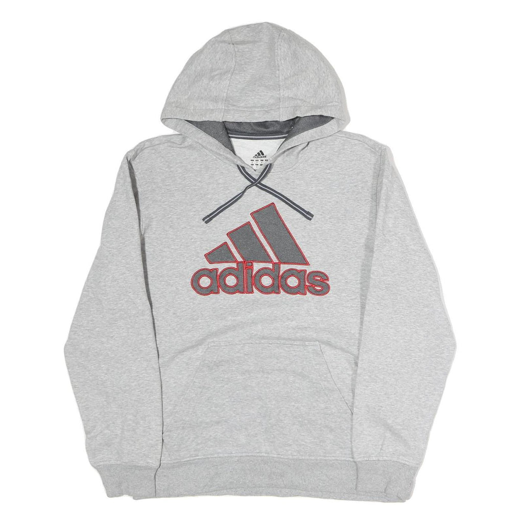 PUMA Mens Grey Hoodie M Cotton Pullover Casual Sportswear Sweatshirt