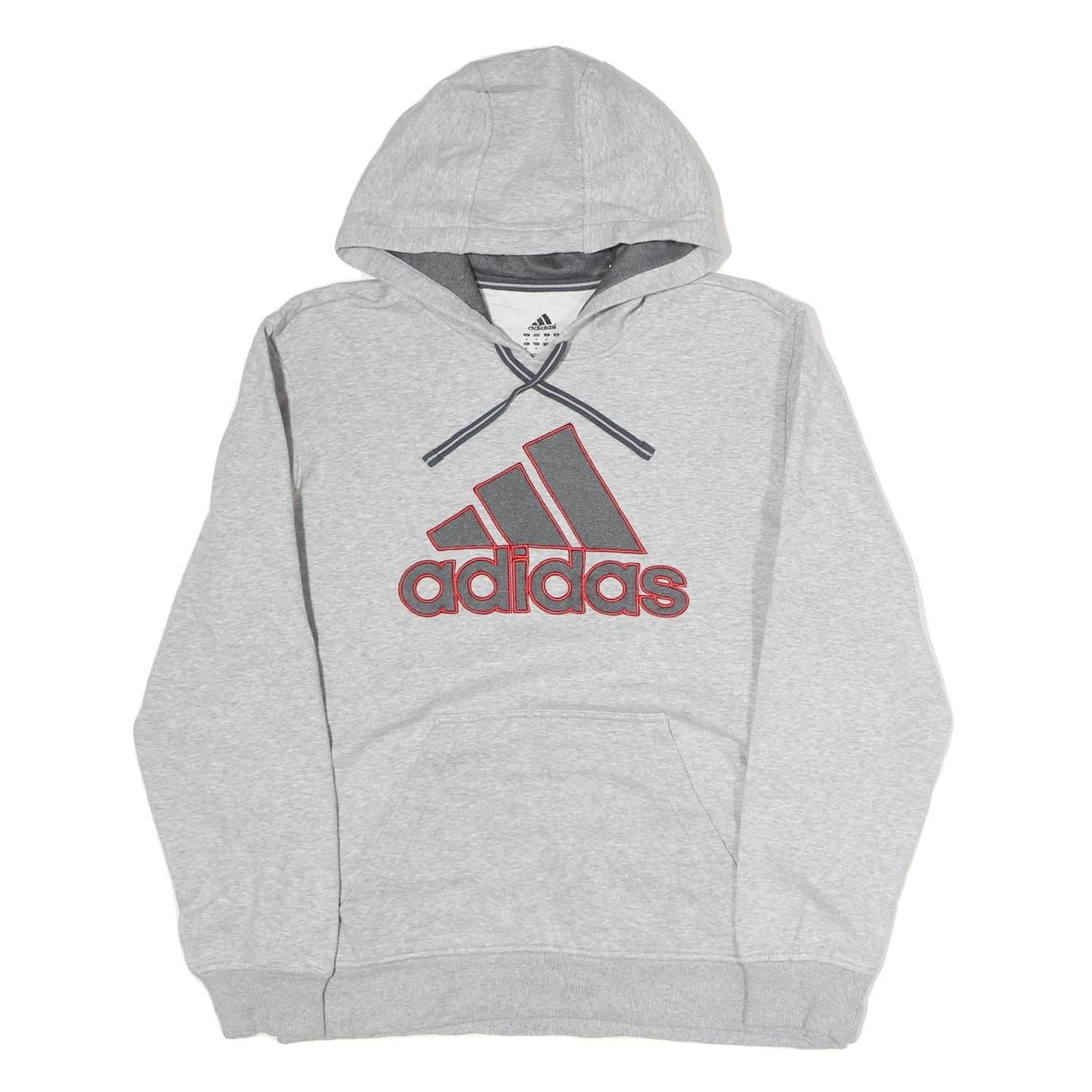 PUMA Mens Grey Hoodie M Cotton Pullover Casual Sportswear Sweatshirt