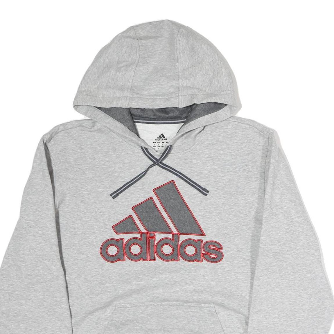 PUMA Mens Grey Hoodie M Cotton Pullover Casual Sportswear Sweatshirt