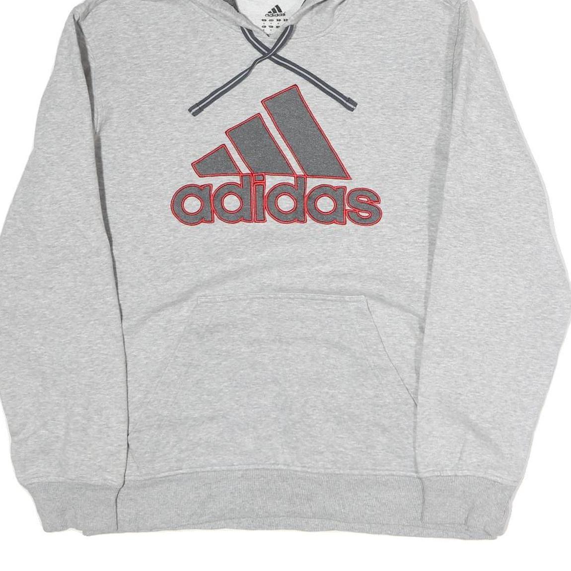 PUMA Mens Grey Hoodie M Cotton Pullover Casual Sportswear Sweatshirt