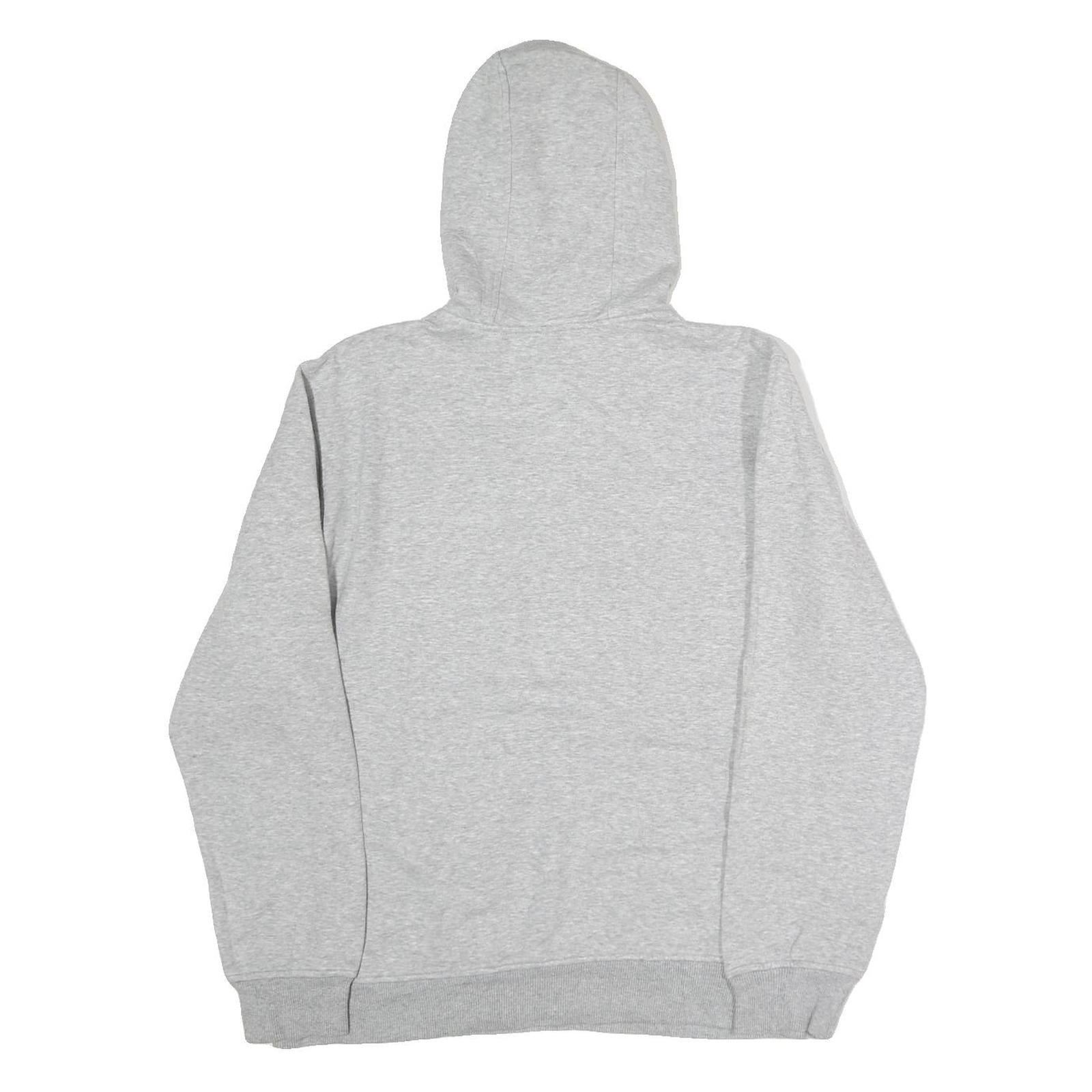 PUMA Mens Grey Hoodie M Cotton Pullover Casual Sportswear Sweatshirt