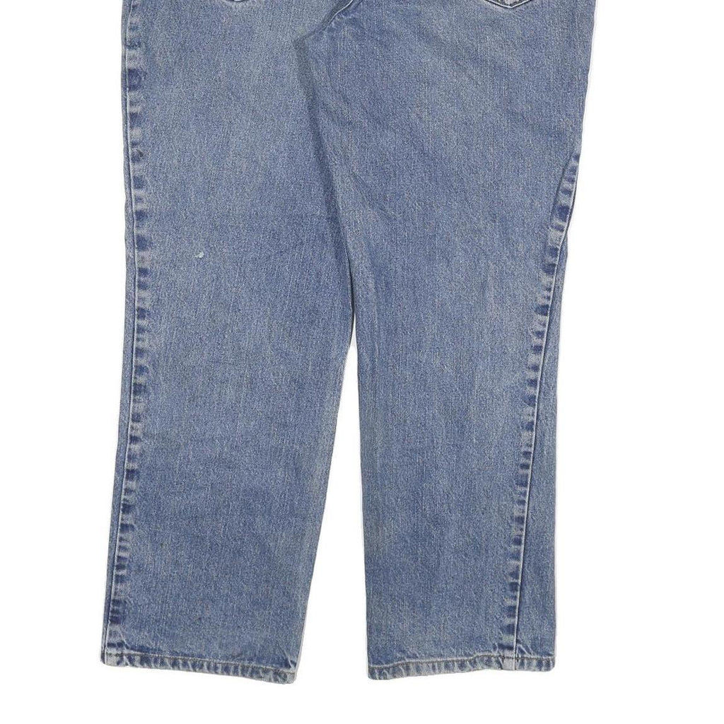 CARHARTT Womens Regular Blue Denim Light Jeans W36 L29 Classic Zip Cotton Blend