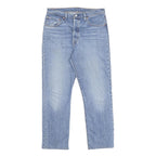 LEVI'S 501 Womens Jeans Blue Regular Straight Denim Medium W31 L27 Classic Fit