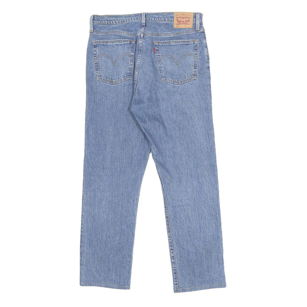 LEVI'S 501 Womens Jeans Blue Regular Straight Denim Medium W31 L27 Classic Fit