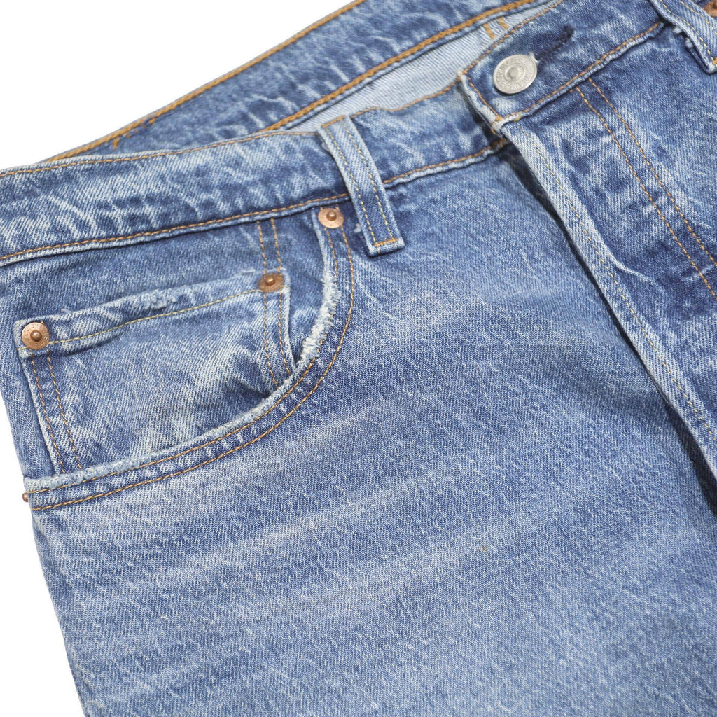 LEVI'S 501 Womens Jeans Blue Regular Straight Denim Medium W31 L27 Classic Fit