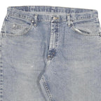 WRANGLER Mens Denim Shorts Blue 2XL W36 Classic Cotton Blend Casual