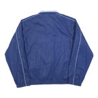 FREE LOOK Mens Blue Lightweight Reversible Jacket L Cotton Blend Zip Casual